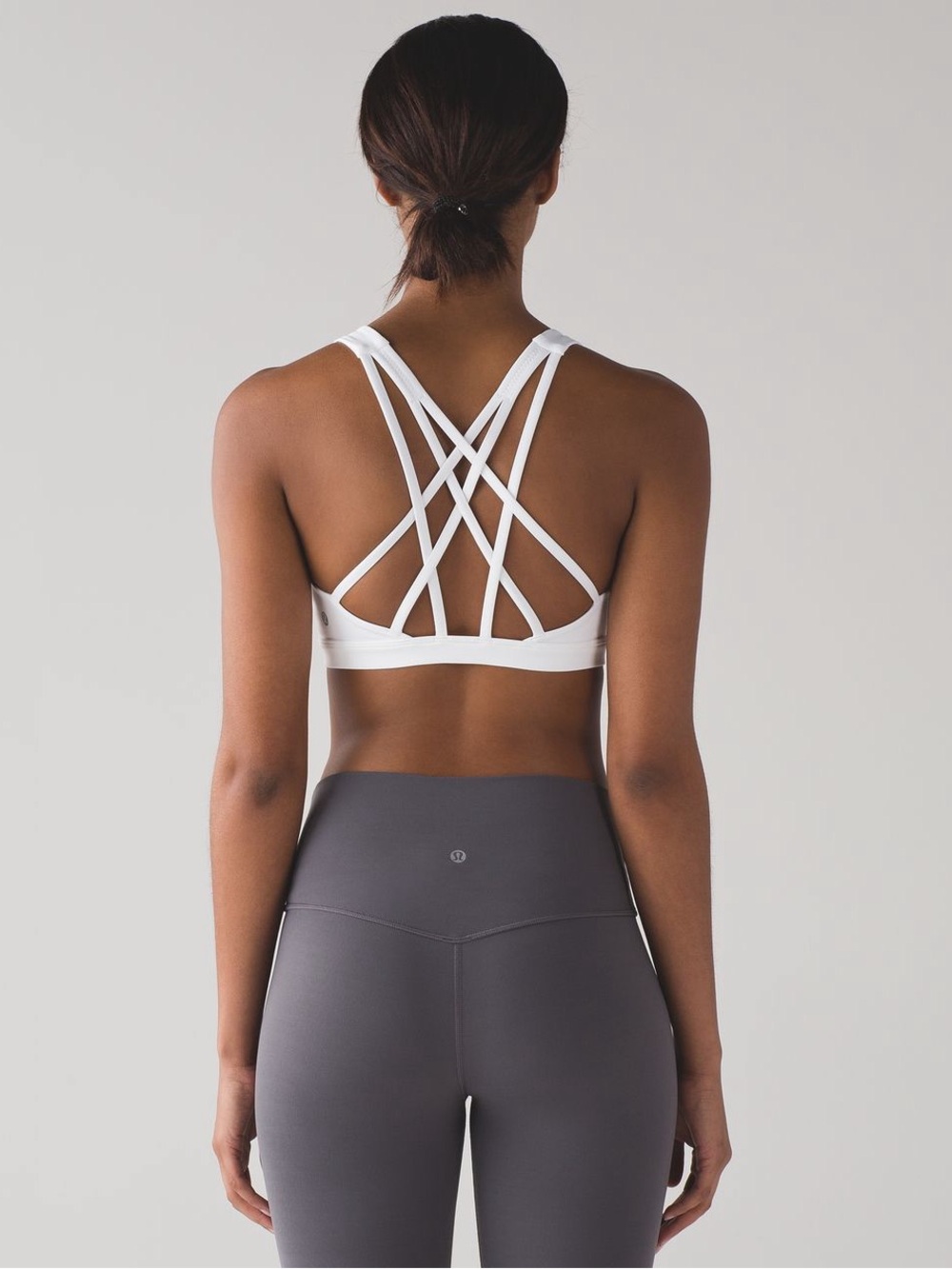 Lululemon Free To Be Serene Sports Bra in White, Women’s size 4